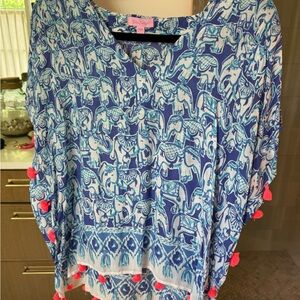 Lilly Pulitzer Top with Tassels